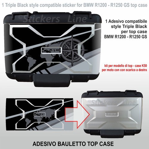 Adesivo top case bauletto bmw - adesivo,