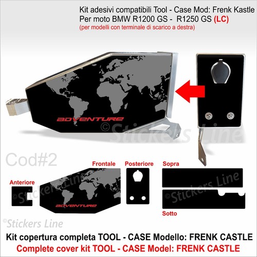 Kit adesivi tool case bmw - adesivi,