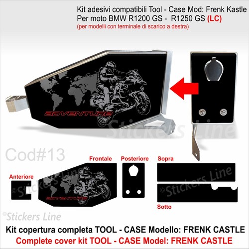 Kit adesivi tool case - tool, bmw