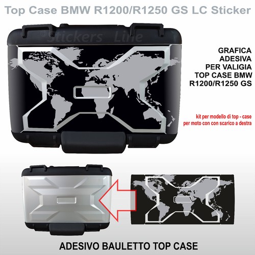 Adesivo valigia top case vario