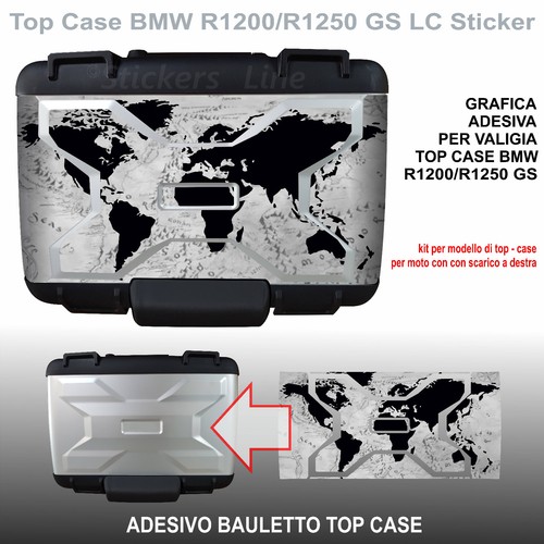 Adesivo valigia top case - , vario